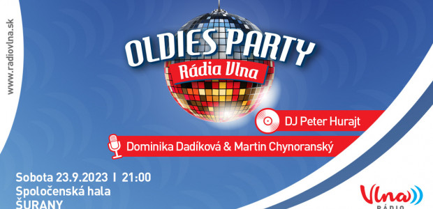 Oldies Párty Rádia Vlna v Šuranoch 23.9.2023!