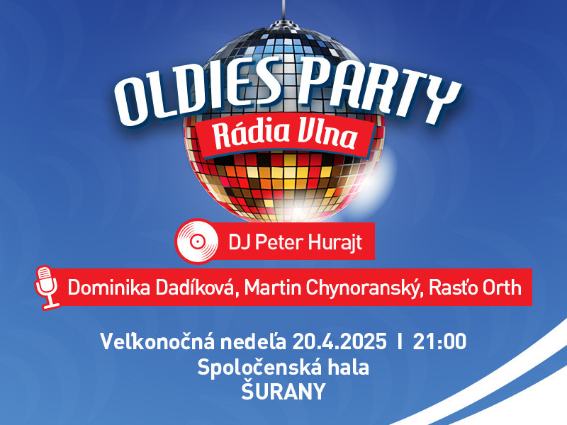 Veľkonočná Oldies Party Rádia Vlna v Šuranoch