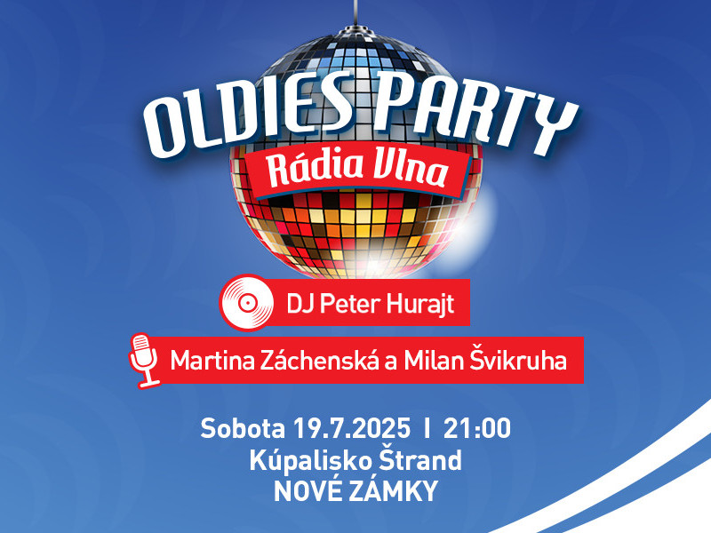 Oldies Party Rádia Vlna na kúpalisku Štrand v Nových Zámkoch
