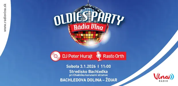 Novoročná Oldies Party Rádia Vlna na svahu