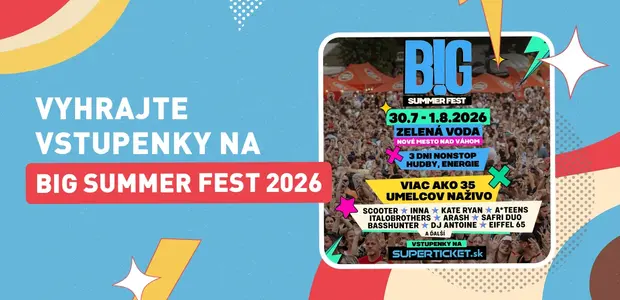 Big Summer Fest 2026 prinesie tri dni hudobných legiend
