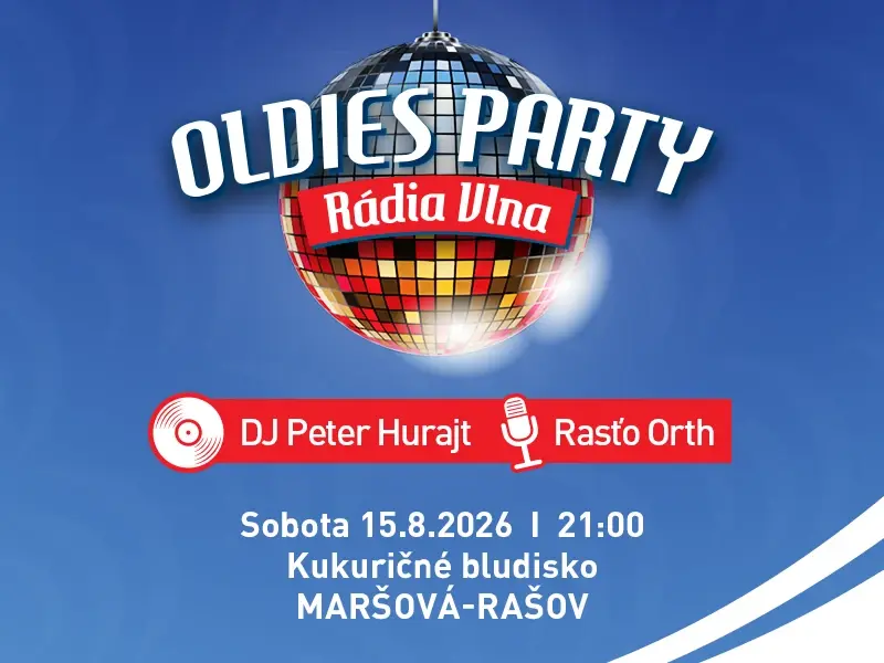 Leto pokračuje ďalšou Oldies Party Rádia Vlna