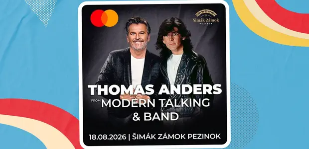 Legendárny hlas Modern Talking príde do Pezinka